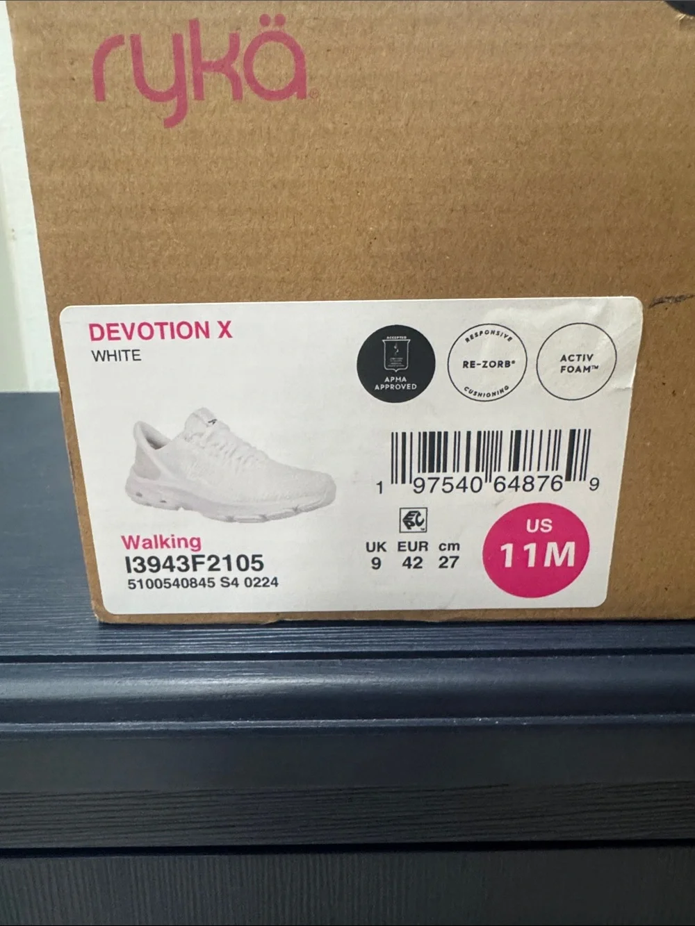 Ryka Devotion X All-White Women's Walking Sneakers